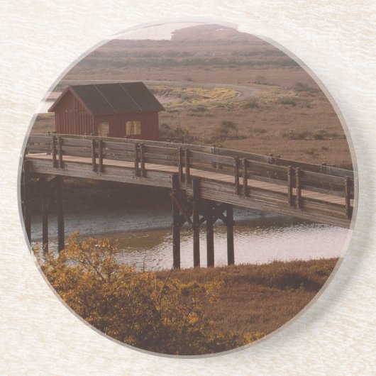 橋および掘っ建て小屋のコースター コースター (正面)