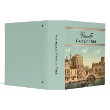 橋および運河のベニス、イタリアの系譜