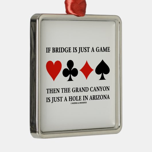 橋がAZのちょうどゲームのグランドキャニオンの穴なら メタルオーナメント