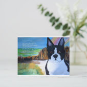 橋で待っている ポストカード (スタンド正面)