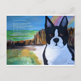 橋で待っている ポストカード