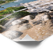 橋と池 フォトプリント            (角)