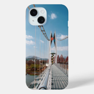 橋と雲 iPhone 15ケース