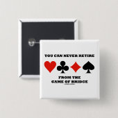橋のゲームを決して退職できません 缶バッジ (正面&裏面)