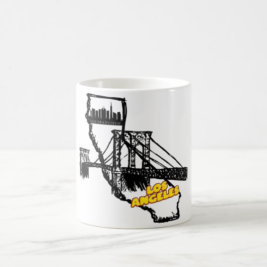 橋のコーヒーマグを取る コーヒーマグカップ (中央)