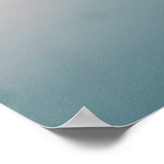 橋のシルエット ポスター (角)