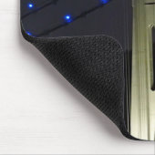 橋のポストに輝く三日月 マウスパッド (コーナー)