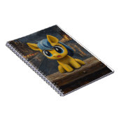 橋の上のユニコーンの絵を描くノートブック ノートブック (右側)