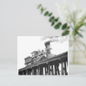 橋の上の機関車 ポストカード (スタンド正面)