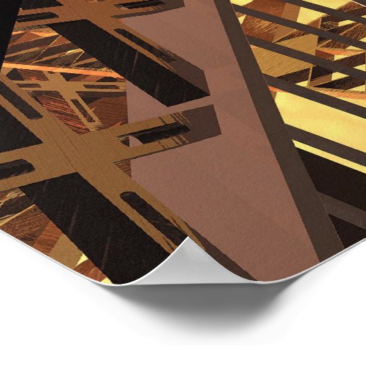 橋の上の男 ポスター (角)