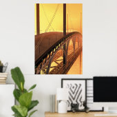 橋の上の男 ポスター (ホームオフィス)