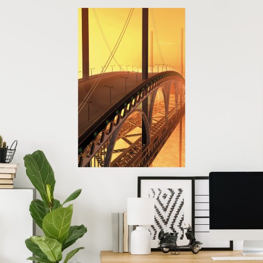 橋の上の男 ポスター (ホームオフィス)