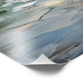 橋の上の蒸気列車 – 油絵 フォトプリント            (角)