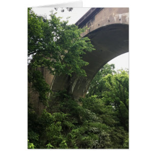橋の下で