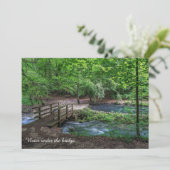 橋の下の写真カード (スタンド正面)