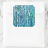 橋の下の水シール スクエアシール (バッグ)