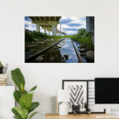 橋の下の水 ポスター (ホームオフィス)