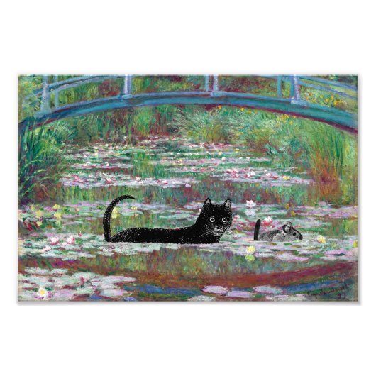 橋の下の猫とネズミ フォトプリント            (正面)