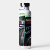 橋の下を列車で走る ウォーターボトル (右面)