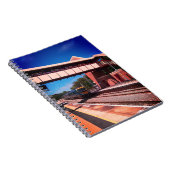 橋の下を列車で走る ノートブック (右側)