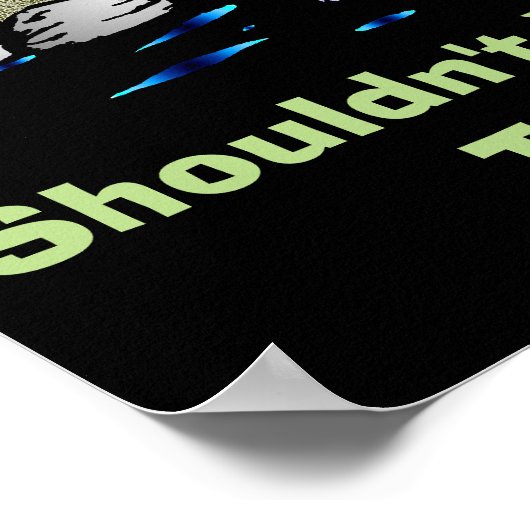 橋の下を歩く ポスター (角)