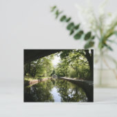 橋の下Llangollen運河はがき ポストカード (スタンド正面)