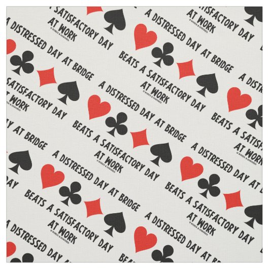 橋の動揺してな日は満足な仕事を打ちます ファブリック (見本)