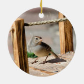 橋の半分を渡る セラミックオーナメント (裏面)