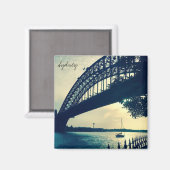 橋の夕暮れシドニー マグネット (正面/裏面)