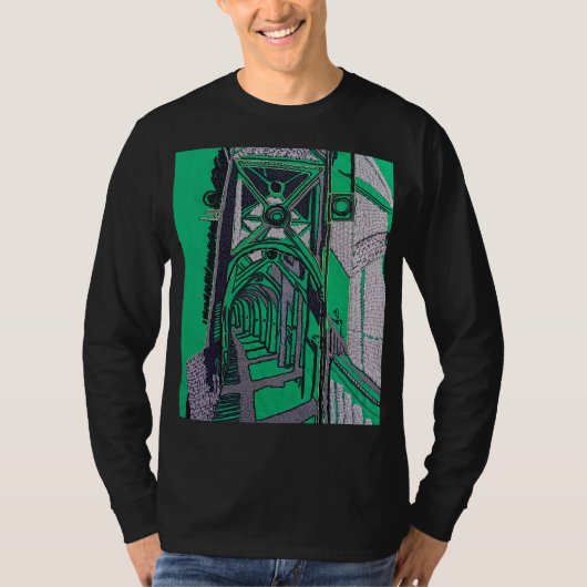 橋の景色 Tシャツ (正面)