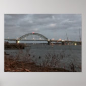 橋の水景 ポスター (正面)