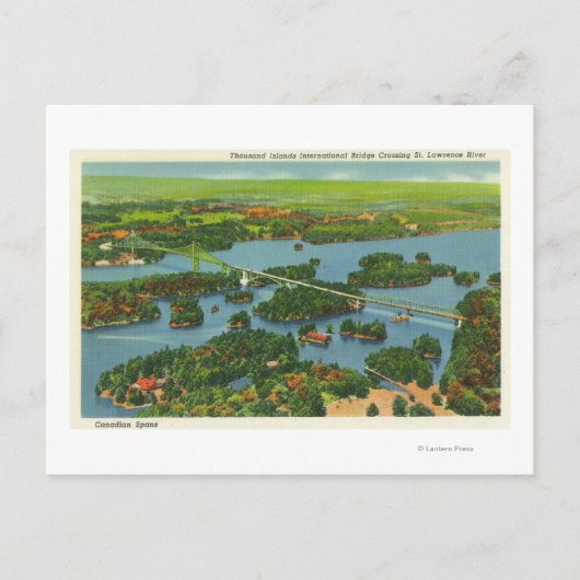 橋の空中表国際的示 ポストカード (正面)