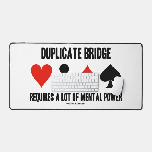 橋の複製には精神的な力が必要だ デスクマット (キーボード&マウス)