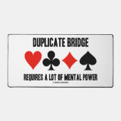 橋の複製には精神的な力が必要だ デスクマット (正面)