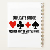 橋の複製には精神的な力が必要だ プランナー手帳 (裏面)