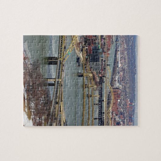 橋の都市 ジグソーパズル (横)
