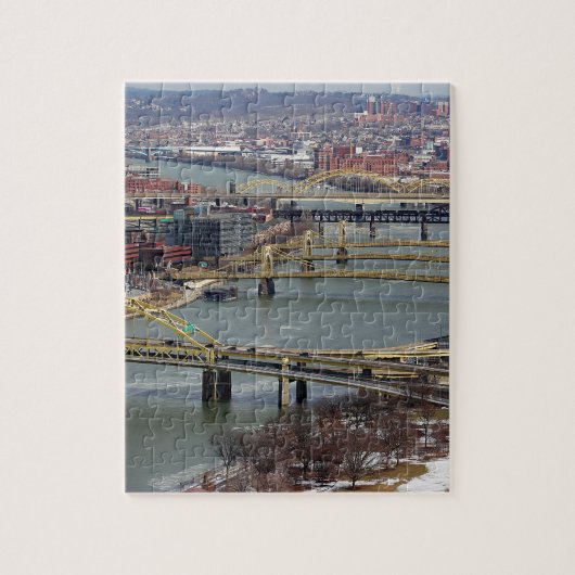 橋の都市 ジグソーパズル (縦)