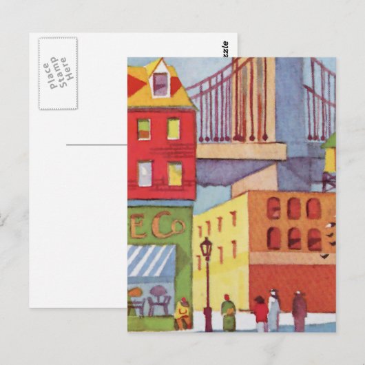 橋の隣 ポストカード (正面/裏面)