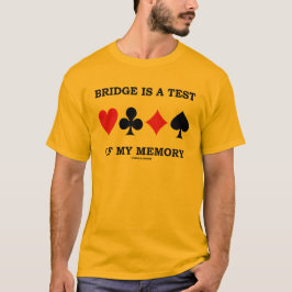橋はです私の記憶(4つのカードのスーツ)のテスト Tシャツ