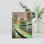 橋は水路を通ってマイアミのダウンタウンに通じる ポストカード (スタンド正面)