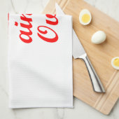 橋は渡ってない… キッチンタオル (四つ折り)