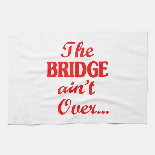 橋は渡ってない… キッチンタオル (横)