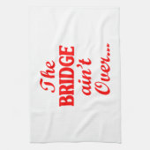 橋は渡ってない… キッチンタオル (縦)