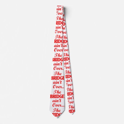 橋は渡ってない… ネクタイ (正面)