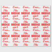 橋は渡ってない… ラッピングペーパー (フラット)