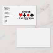 橋は私の固定観念です(カードは橋ユーモアに適します) 名刺 (正面/裏面)