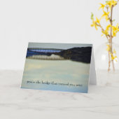 橋を賞賛して下さい カード (黄色い花)