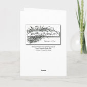 橋パートナー、おもしろいのパートナーのための誕生日 カード (裏面)