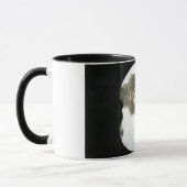 橋マグを通したLlangollen運河ボート マグカップ (左)