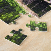 橋上の機関車の前方全速 ジグソーパズル (側面)